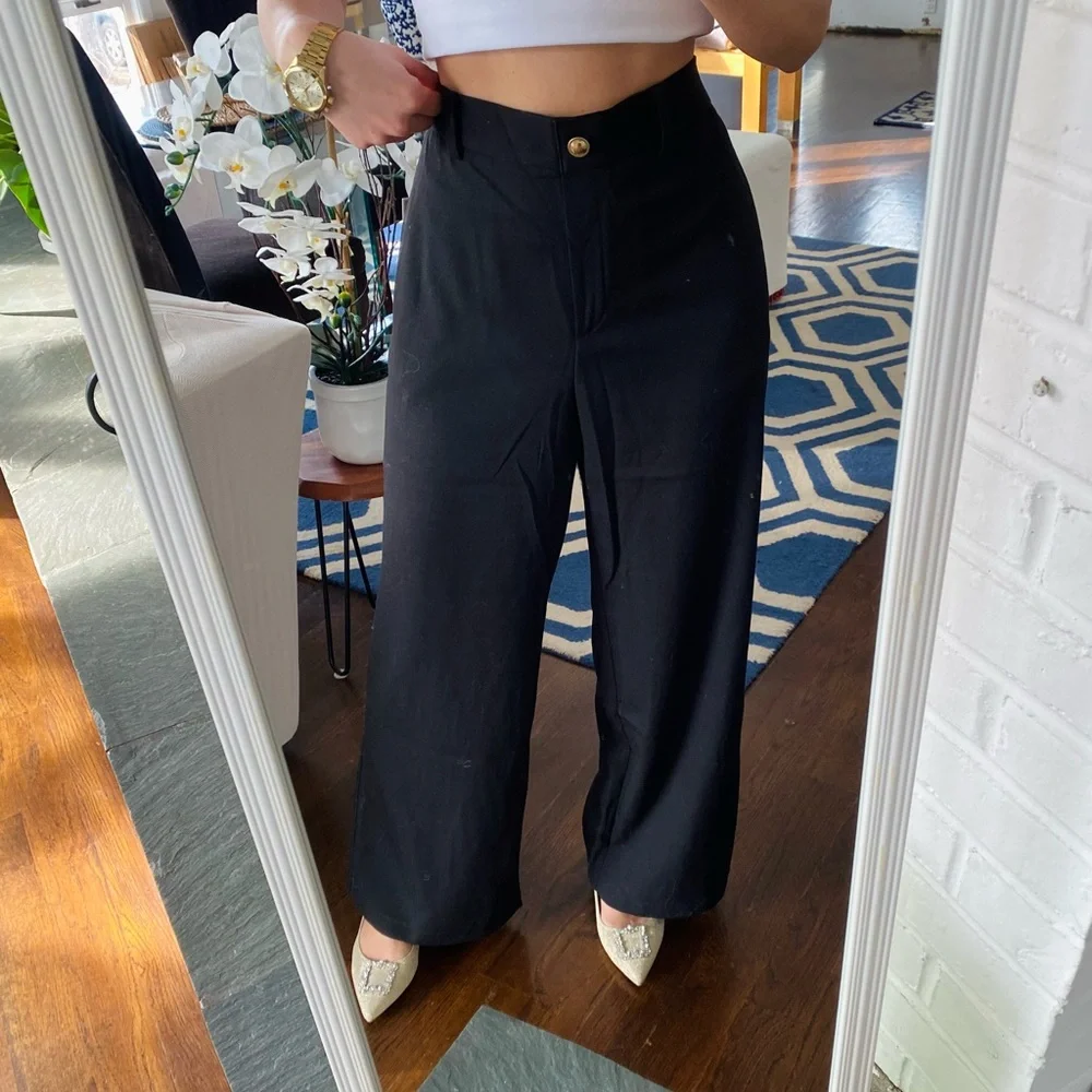 MICHAEL KORS Black Elegant Wide Leg Trouser! 🖤